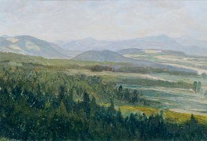 Boheemi ylänkö (portfoliosta "16 näkymää tšekkiläisistä maisemista "Česka Krajiná")