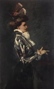 naisen muotokuva tekijältä Ferdinand Freiherr von Reznicek