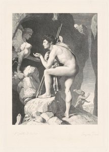 Oidipus tekijältä Ferdinand Gaillard, after Jean Auguste Dominique Ingres