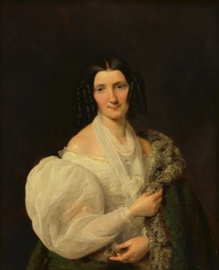 Barbara von Schickh, Wolfgang Ritter von Mannerin morsian tekijältä Ferdinand Georg Waldmüller