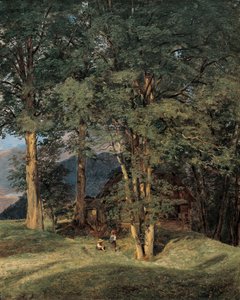 Vaahterapuut Ischlin lähellä tekijältä Ferdinand Georg Waldmuller