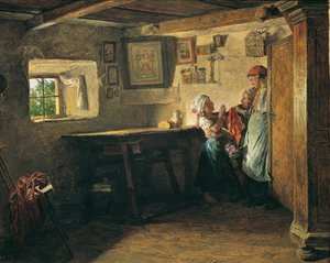 Vanha laatikko tekijältä Ferdinand Georg Waldmuller