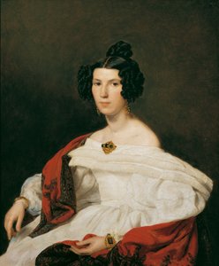 Oikeusviranomaisen Josef von Stadlerin vaimo tekijältä Ferdinand Georg Waldmuller