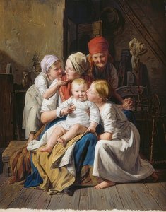 Isoäidin ilot. 1852 tekijältä Ferdinand Georg Waldmuller