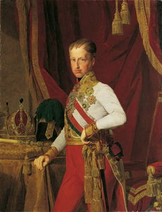 Itävallan keisari Ferdinand I:n muotokuva 1793-1875, 1839. tekijältä Ferdinand Georg Waldmuller