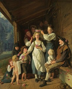 Morsiusneito tekijältä Ferdinand Georg Waldmuller