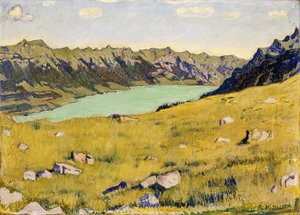 Brienz-järvi Breitlauenista, 1906 tekijältä Ferdinand Hodler