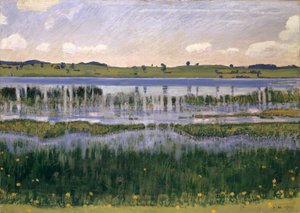 Burgäschi-järvi tekijältä Ferdinand Hodler