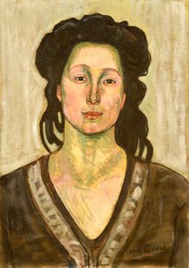 Jeanne Ceranin muotokuva, 1910 tekijältä Ferdinand Hodler