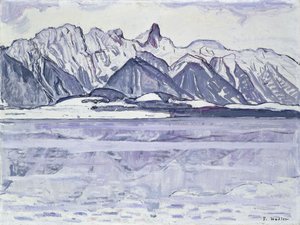 Stockhorn Snowy, 1913-1914 tekijältä Ferdinand Hodler