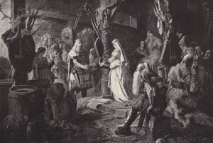 Frithjof bei Konig Ring (Frithjof King Ringin salissa) (kaiverrus)