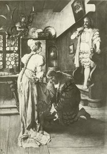 Nürnbergin mestarilaulajat, III näytös, kohtaus iv (syväpaino) tekijältä Ferdinand Leeke