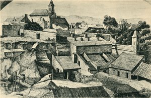 Louhos Alt-Matzleinsdorfissa, St Florianin seurakuntakirkko Wienissä, 1814-1815, 1943.