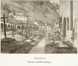 Lauantaina: Pietarinkirkon hautausmaa Salzburgissa. tekijältä Ferdinand Olivier