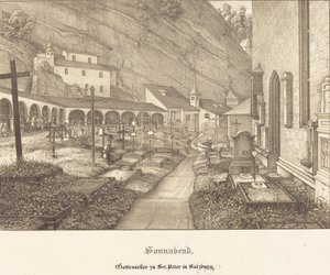 Lauantai - Pietarin hautausmaa Salzburgissa