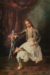 Huonekalut ja erilaiset esineet 1100- ja 1300-luvuilta tekijältä Ferdinand Victor Eugene Delacroix