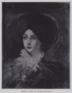 George Sand tekijältä Ferdinand Victor Eugene Delacroix