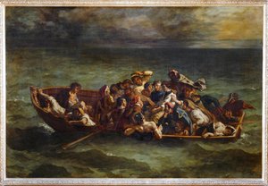 Le Naufrage de Don Juan - Don Juanin haaksirikko. Salon de 1841 ... tekijältä Ferdinand Victor Eugene Delacroix
