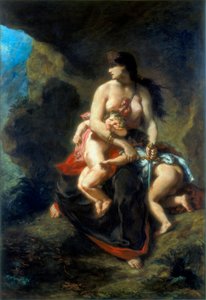 Medea, 1862 tekijältä Ferdinand Victor Eugene Delacroix