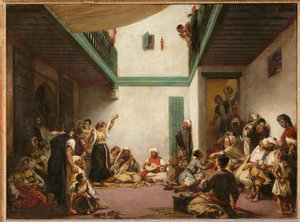 Juutalaiset häät Marokossa ... tekijältä Ferdinand Victor Eugene Delacroix