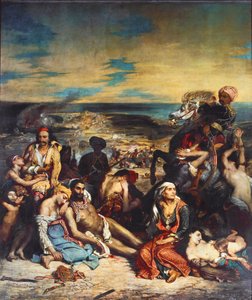 Kohtauksia Chiosin verilöylystä tekijältä Ferdinand Victor Eugene Delacroix