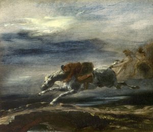 Siellä O "Shanter tekijältä Ferdinand Victor Eugene Delacroix