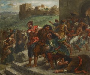 Tangerin fanaatikot, 1857 tekijältä Ferdinand Victor Eugene Delacroix