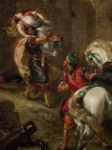 Rebeccan raiskaus tekijältä Ferdinand Victor Eugene Delacroix