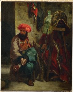 Turkki satulan kanssa ... tekijältä Ferdinand Victor Eugene Delacroix