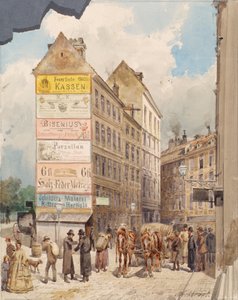 La Kohlmessergasse i els Salzgries al Ruprechtsstiegefinnish