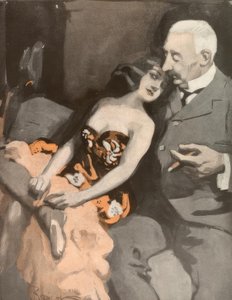 Haluatko naimisiin kanssani, läski? Osta minulle sen sijaan iltatakki! tekijältä Ferdinand von Reznicek