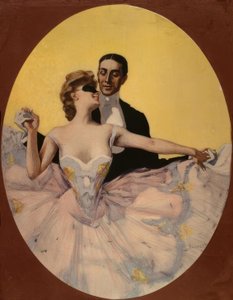 Tanssiva pariskunta tekijältä Ferdinand von Reznicek