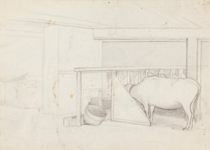 Vasikka pilttuussa tekijältä Ferdinand von Wright