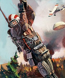 Laskuvarjon tarina: Sky-Divers of the Future tekijältä Ferdinando Tacconi