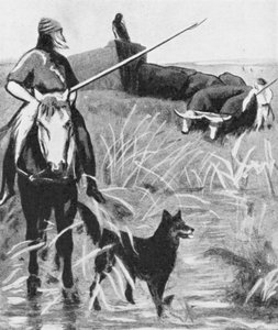 Rautakausi Ranskassa (litografia) tekijältä Fernand (after) Cormon