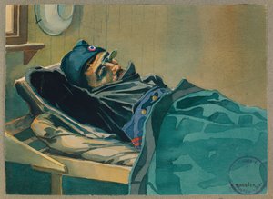 Muotokuva Brossardista palaamassa kotiin, Gustrow tekijältä Fernand Barbier