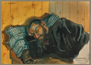 Muotokuva Lavissieresta päiväunilla, Gustrow tekijältä Fernand Barbier