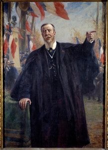 Muotokuva Paul Derouledesta (ranskalainen kirjailija ja nationalistiaktivisti tekijältä Fernand Cormon