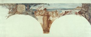 Luonnos Salon des Lettres, Hôtel de Ville, Pariisi: Histoire de l