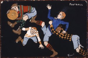 Jalkapallo, 1900-luvun alku (kuva) tekijältä Fernand Fernel