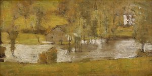 Fosset; La Crue, 1881 tekijältä Fernand Khnopff