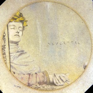 Ei koskaan enää (lyijykynä ja värilliset liidut paperilla) tekijältä Fernand Khnopff