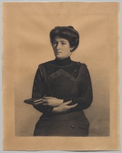Madame Jules Ricardin muotokuva, os. Augustine Bulteau tekijältä Fernand Khnopff