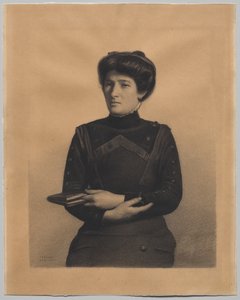 Madame Jules Ricardin muotokuva, os. Augustine Bulteau tekijältä Fernand Khnopff