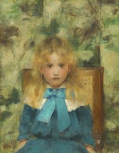 Mademoiselle Van der Hechtin muotokuva, 1883. tekijältä Fernand Khnopff