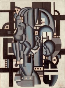 Sininen sävellys tekijältä Fernand Leger
