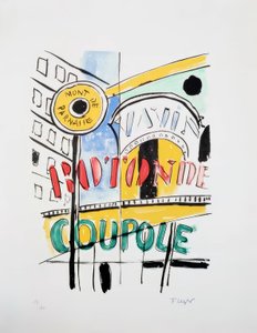 Montparnassen kaupunki tekijältä Fernand Leger