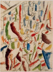 Soldiers digging a trench tekijältä Fernand Leger