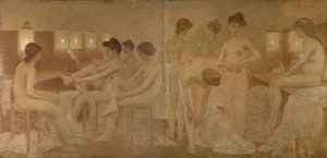 Tanssijat, vuosina 1905-1909 (öljy kankaalle). tekijältä Fernand Pelez