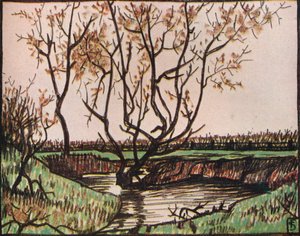 "The Stream", vuodelta 1919 tekijältä Fernand Scouflaire